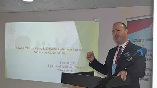 Hayvan yetiştiriciliği ve sağlığı çalıştayı Manyas'ta yapıldı