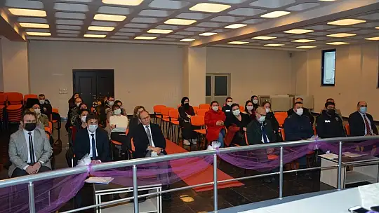 Kadına şiddetin önlenmesi ile ilgili toplantı