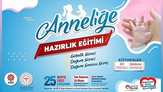 Karesili anne adaylarına doğum öncesi eğitim