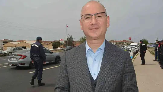 Kaymakam Hasan Yaman bayram trafiğini denetledi