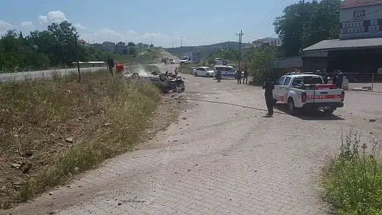 Kepsut'ta trafik kazası: 2 yaralı