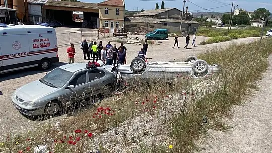 Kepsut'ta trafik kazası: 2 yaralı