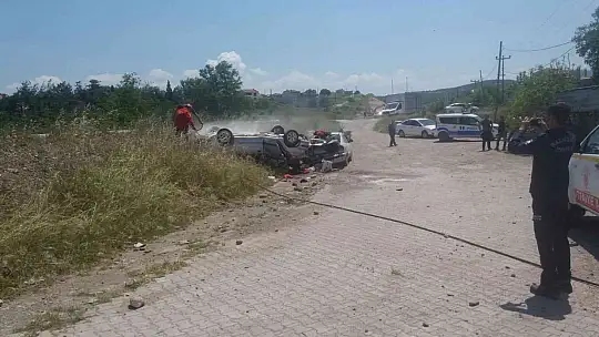 Kepsut'ta trafik kazası: 2 yaralı