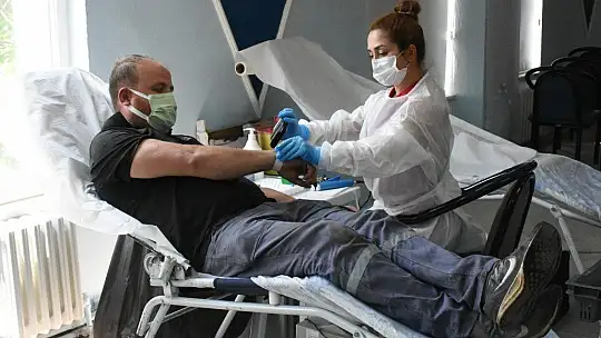 Küçüksan'da kan bağışı