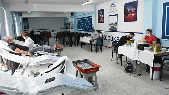 Küçüksan'da kan bağışı