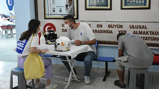 Küçüksan'da kan bağışı