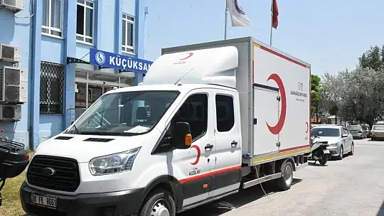 Küçüksan'da kan bağışı