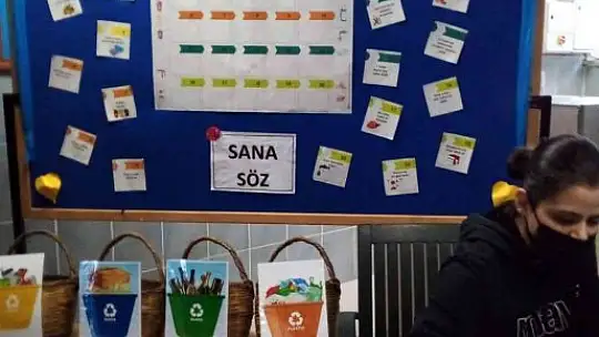 Sana Söz Projesi ile geri dönüşümle geleceği aydınlatacaklar