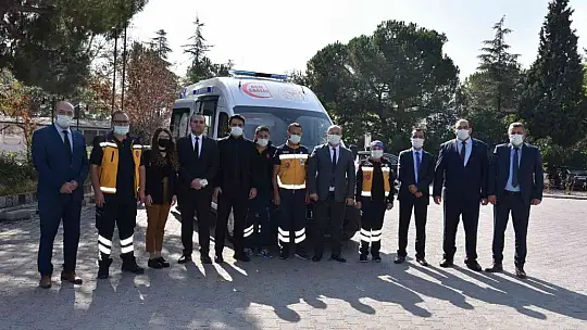 Sındırgı 112 Acil Sağlık İstasyonuna yeni ambulans