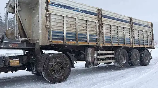 Sındırgı-Akhisar yolunda zincir zorunluluğu