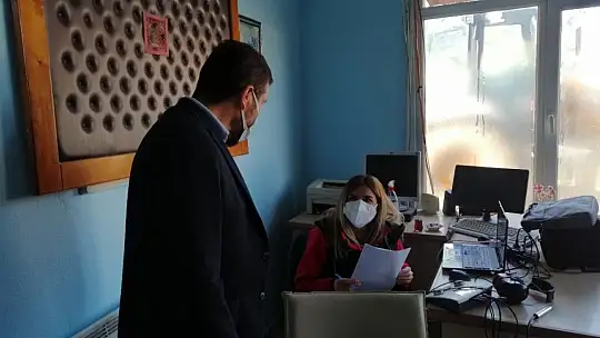 Sındırgı Belediye personeline sağlık taraması