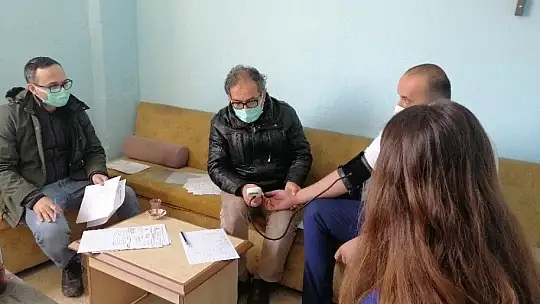 Sındırgı Belediye personeline sağlık taraması