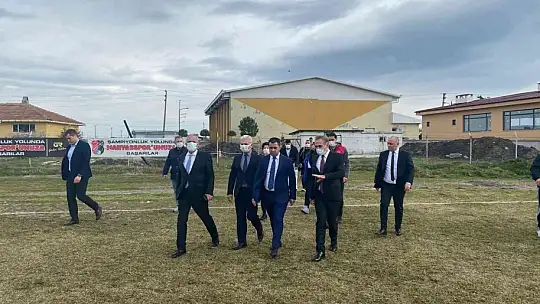 Spor Toto Teşkilat Başkanı Bozgeyik, Manyas'ta incelemelerde bulundu