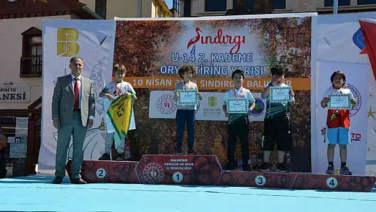 Türkiye Oryantiring U14 2. Kademe Yarışları Sındırgı'da yapıldı