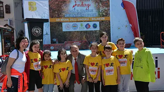 Türkiye Oryantiring U14 2. Kademe Yarışları Sındırgı'da yapıldı