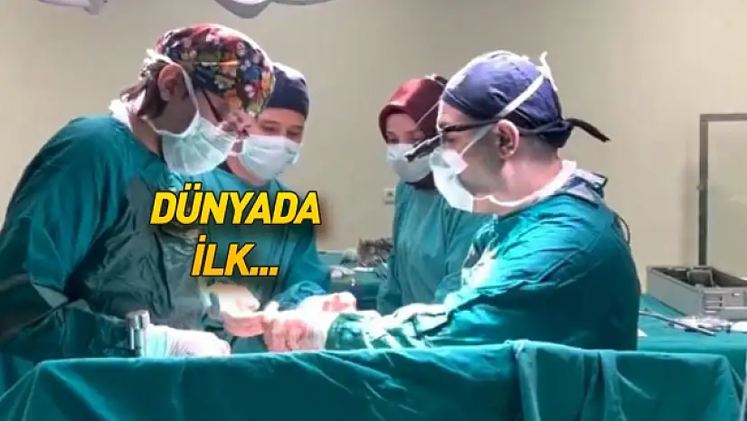 Dünyanın ilk 6'lı çapraz karaciğer nakli Malatya'da yapıldı